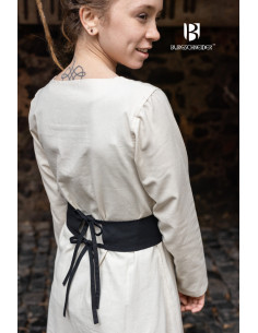 Ceinture médiévale ajustable Sieglinde, noire 2