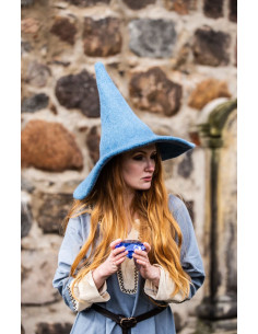 Chapeau de sorcière modèle Agata, bleu clair 2