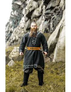 Tunique Viking Décorée Erik Noir 2