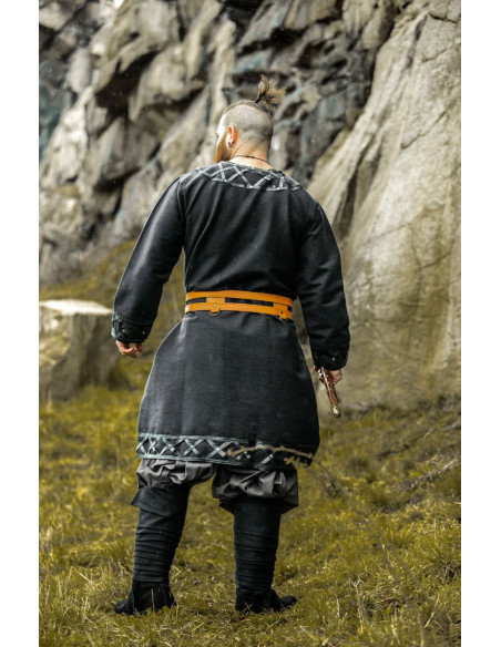 Tunique Viking Décorée Erik Noir
