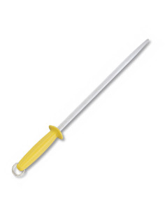 Fusil à aiguiser Fischer Standard, manche jaune (34 cm.)