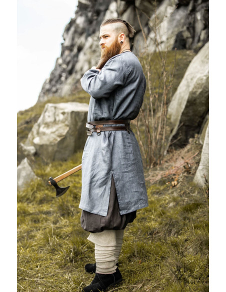Tunique Viking Lin Halvar Gris
