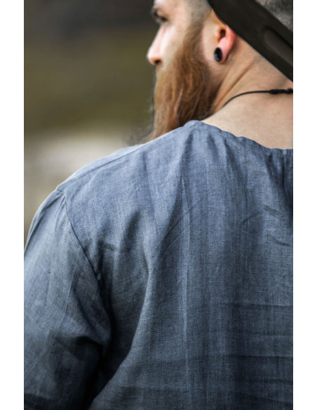 Tunique Viking Lin Halvar Gris