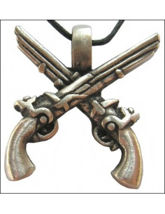 Pendentif pistolets pirates