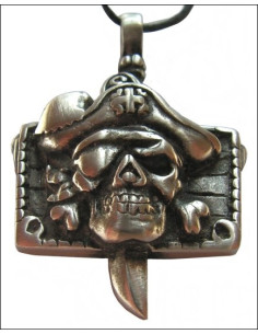 Pendentif tête de pirate