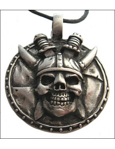 pendentif tête de viking