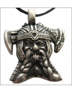 pendentif chef viking