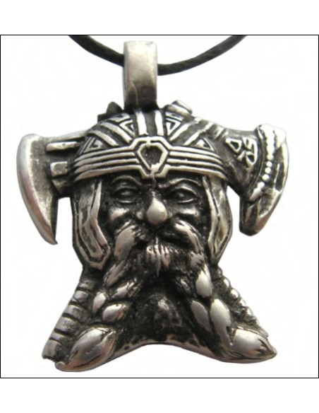 pendentif chef viking