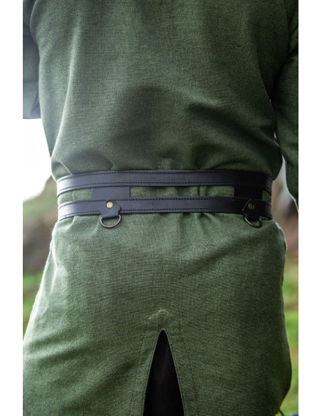 Ceinture Viking en cuir double modèle...