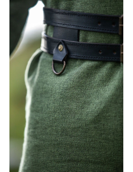 Ceinture Viking en cuir double modèle...