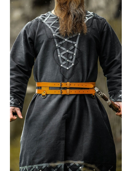 Ceinture double en cuir Viking,...
