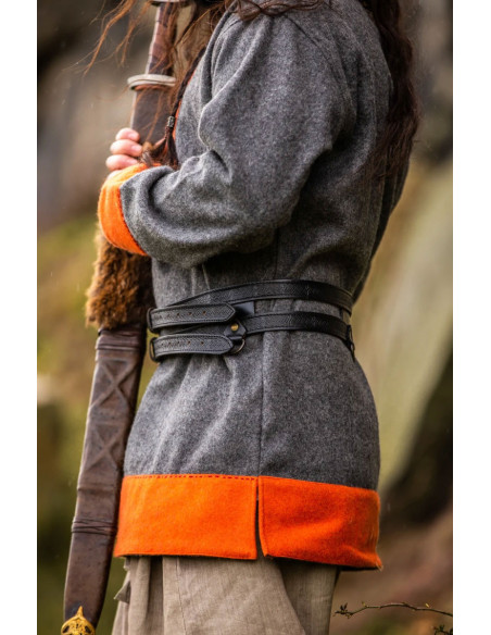 Axel Viking Double Ceinture en Cuir,...