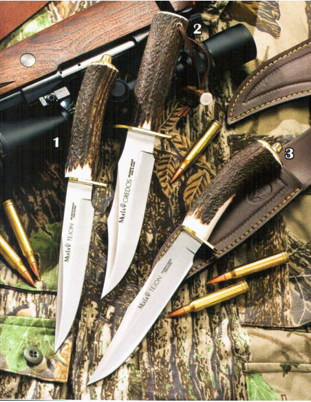 Couteau Tejón-Gredos corne de cerf et...