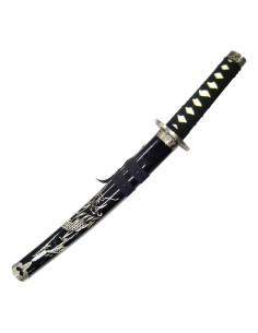 Tanto décoratif Dragon saya noir (54 cm.) 2