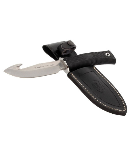 Couteau Skinner manche en caoutchouc
