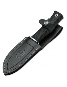 Couteau Skinner manche en caoutchouc 2
