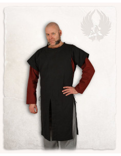 Tabard médiéval, modèle Hermann, coloris noir