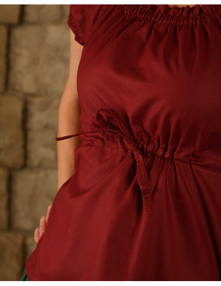 Chemisier médiéval en coton léger...