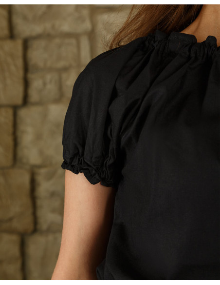 Chemisier médiéval en coton léger...