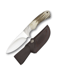 Couteau de chasse avec manche en cerf