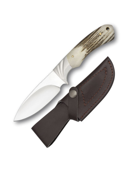 Couteau de chasse avec manche en cerf