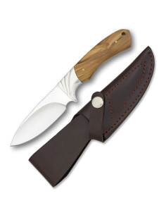 Couteau de chasse avec manche en olive (22,8 cm.)