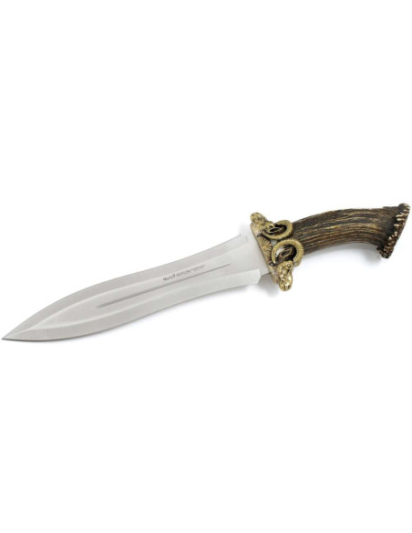 Couteau finition mouflon manche corne...