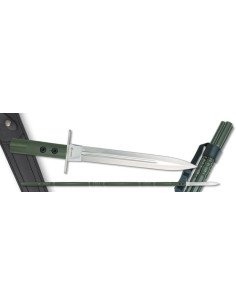 Finition couteau de chasse-lance (30 cm.)