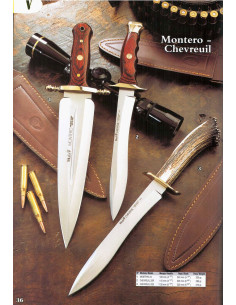 Couteaux de chasse aux enchères, Montero-chevreuil 2