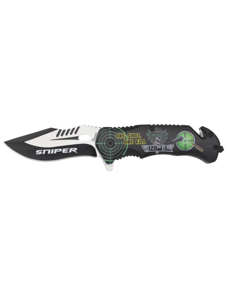 Couteau de sauvetage Albainox Sniper (21,50 cm.)