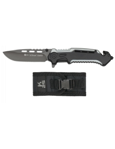 Couteau de sauvetage et d'urgence, K25 gris-noir (lame...