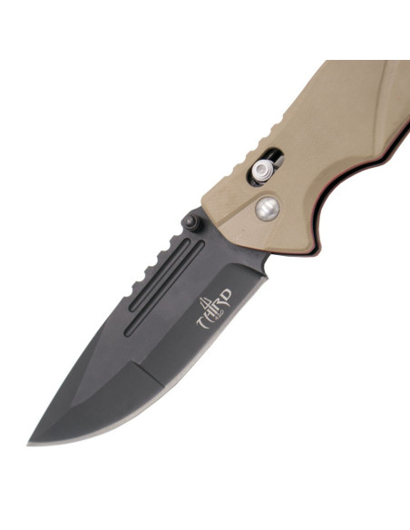 Troisième canif en acier inoxydable...