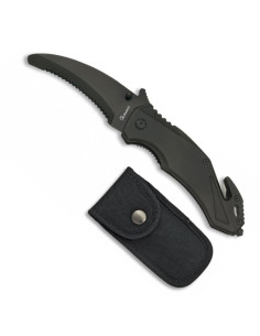 Couteau de sécurité et de sauvetage noir Albainox