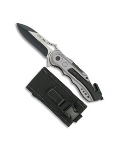 Couteau de sauvetage de sécurité Albainox - gris