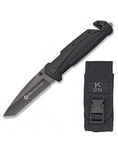 Couteau de sauvetage K25 Titanium Coated, noir
