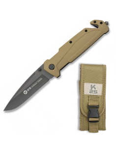 Couteau de sauvetage revêtu de titane K25, Coyote