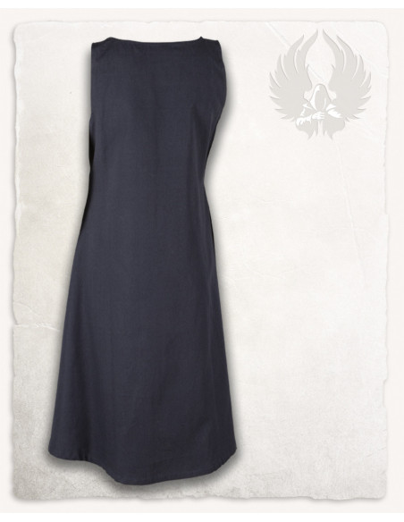 Robe médiévale bleue sans manches...