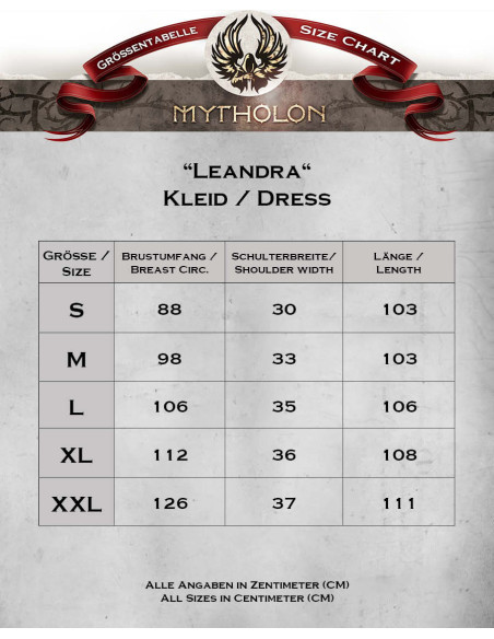 Robe médiévale bleue sans manches...