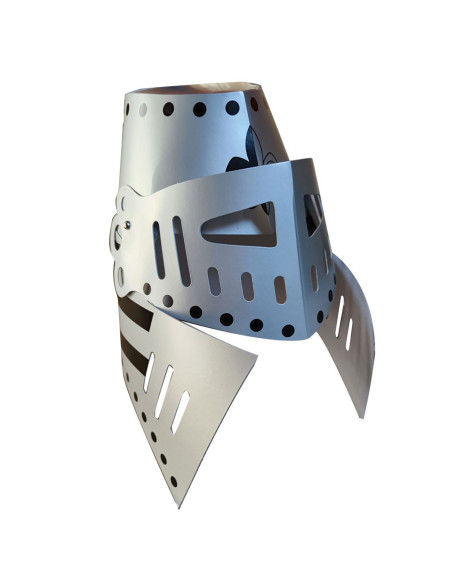 Casque de chevalier médiéval en...