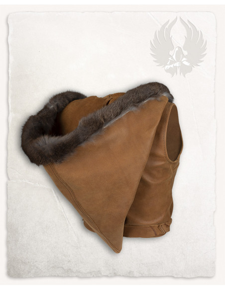 Haut médiéval pour femme avec capuche...