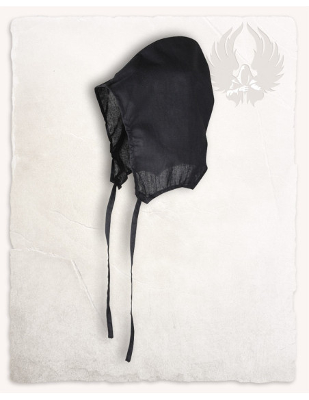 Crespina en coton noir modèle Jasper