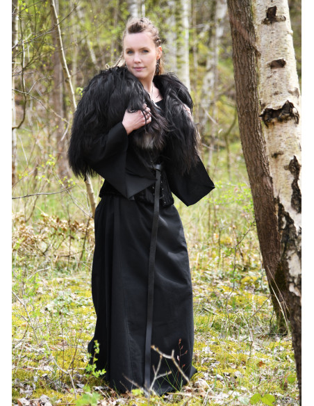 Robe médiévale Burglinde avec manches...