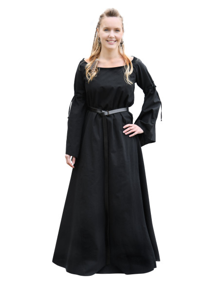 Robe médiévale Burglinde avec manches...