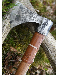 Garde de protection en cuir pour haches, couleur marron 2