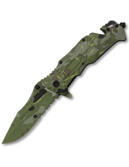 Couteau de sauvetage Camo, armée ESP