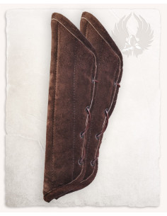 Bracelets médiévaux en peau de chamois modèle Léopold 2