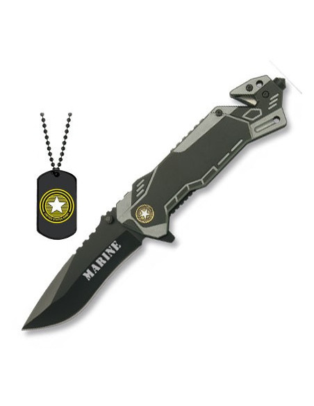 Couteau de sauvetage, US Marines avec...