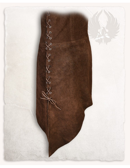 Tabard d'archer cuir suédé Lunette...