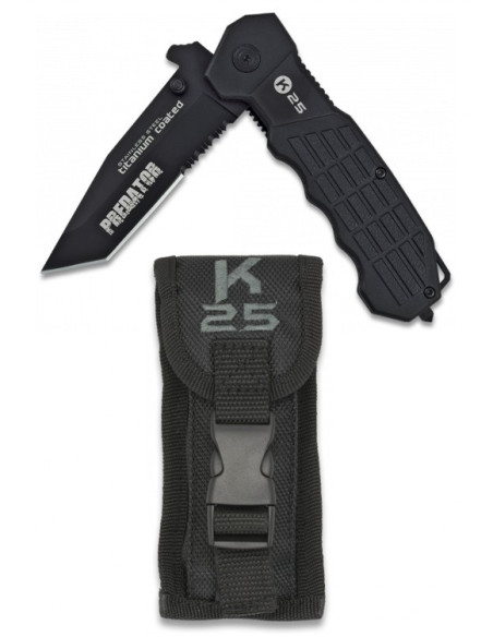 Couteau K25 Predator, lame 9,5 cm.