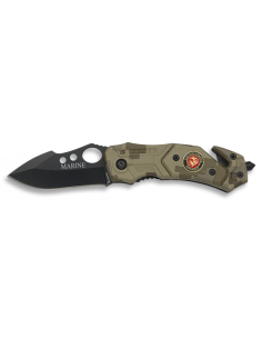 Couteau de sauvetage US MARINES, lame 6 cm.